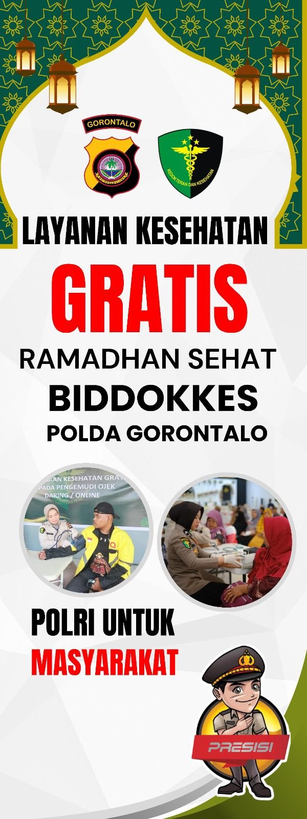 Layanan Kesehatan Biddokkes Polda Gorontalo