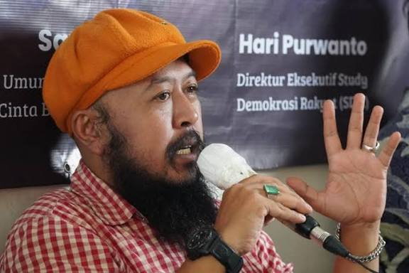 Direktur Eksekutif Studi Demokrasi Rakyat SDR Hari Purwanto