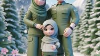 Ilustrasi Keluarga Aparat