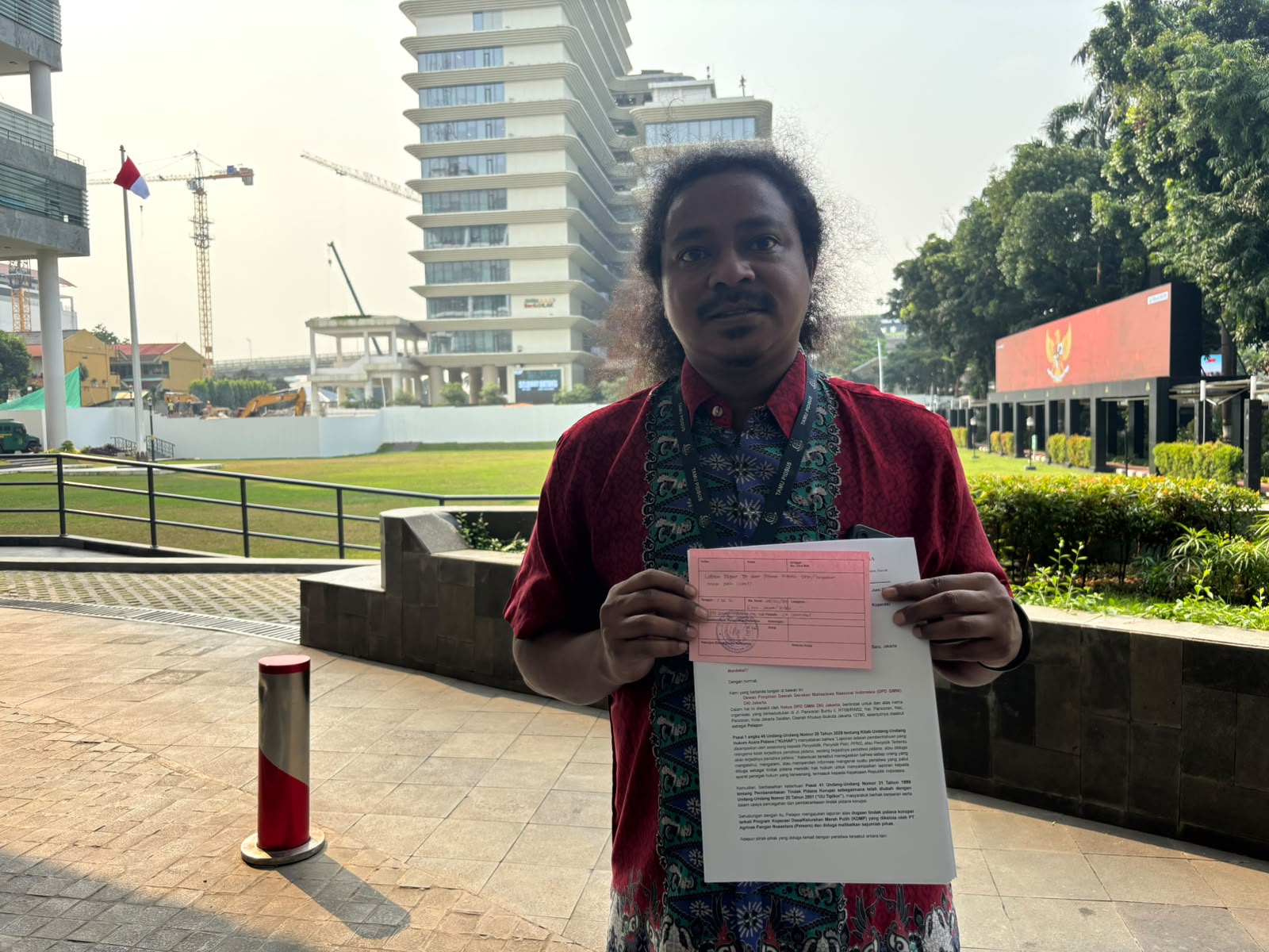 Ketua GMNI DKI Jakarta Deodatus Sunda Se Ketua GMNI DKI Jakarta Deodatus Sunda Se