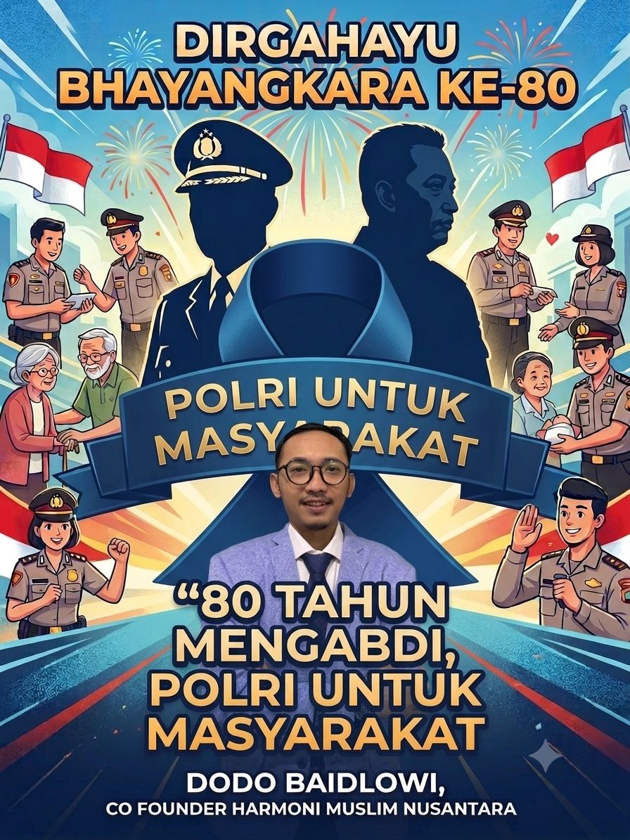 Dodo Baidlowi HUT Bhayangkara Ke 80